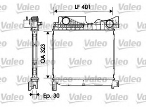 VALEO 817736 tarpinis suslėgto oro aušintuvas, kompresorius 
 Variklis -> Oro tiekimas -> Įkrovos agregatas (turbo/superįkrova) -> Tarpinis suslėgto oro aušintuvas
05142489AA, 5142489AA