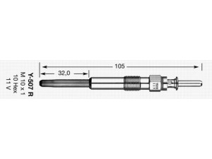 NGK 4600 kaitinimo žvakė 
 Kibirkšties / kaitinamasis uždegimas -> Kaitinimo kaištis
12 23 2 248 059, 2 248 059, 12 23 2 248 059