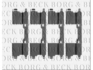 BORG & BECK BBK1315 priedų komplektas, diskinių stabdžių trinkelės 
 Stabdžių sistema -> Diskinis stabdys -> Stabdžių dalys/priedai
004 131 30 00, 2E0 698 231
