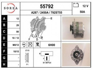 EAI 55792 kintamosios srovės generatorius
AG2050N14, AG2050N21, AG2050N24