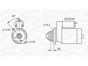 MAGNETI MARELLI 063521250480 starteris 
 Elektros įranga -> Starterio sistema -> Starteris
02M911023F