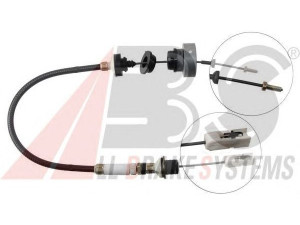 A.B.S. K24960 sankabos trosas 
 Dviratė transporto priemonės -> Kabeliai ir tachometro velenaai -> Sankabos trosas
2150.J0, 2150.T1, 1476638080, 1480346080