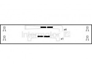 STANDARD 73421 uždegimo laido komplektas 
 Kibirkšties / kaitinamasis uždegimas -> Uždegimo laidai/jungtys
56041850 AA, 83300155