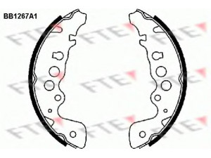 FTE BB1267A1 stabdžių trinkelių komplektas 
 Techninės priežiūros dalys -> Papildomas remontas
53200-65D00, 53200-65D00-000, 53200-65D01