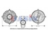 AKS DASIS 128037N sankaba, radiatoriaus ventiliatorius 
 Aušinimo sistema -> Radiatoriaus ventiliatorius
1192000122, A1192000122