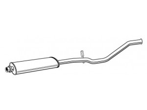WALKER 22618 vidurinis duslintuvas 
 Išmetimo sistema -> Duslintuvas
1717Q4, 1717Z0, 9800524380
