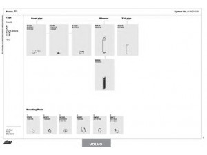 DINEX 180201029 išmetimo sistema 
 Išmetimo sistema -> Išmetimo sistema, visa