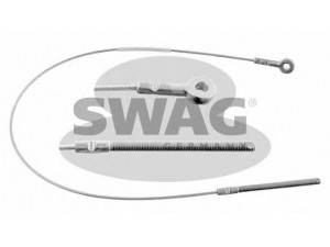 SWAG 10 90 1958 trosas, stovėjimo stabdys 
 Stabdžių sistema -> Valdymo svirtys/trosai
601 420 16 85
