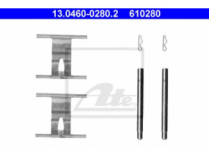 ATE 13.0460-0280.2 priedų komplektas, diskinių stabdžių trinkelės 
 Stabdžių sistema -> Diskinis stabdys -> Stabdžių dalys/priedai
7L0 698 269