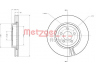 METZGER 6110127 stabdžių diskas 
 Dviratė transporto priemonės -> Stabdžių sistema -> Stabdžių diskai / priedai
4779197AA, 4779197AB, 4779197AC
