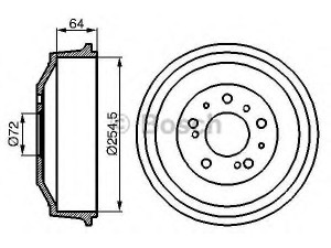 BOSCH 0 986 477 031 stabdžių būgnas 
 Stabdžių sistema -> Būgninis stabdys -> Stabdžių būgnas
4 449 694, 4247 22, ZF 04 449 694