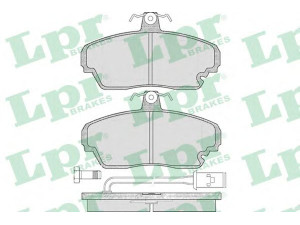 LPR 05P340 stabdžių trinkelių rinkinys, diskinis stabdys 
 Techninės priežiūros dalys -> Papildomas remontas
45022SG9V00, GBP20299, GBP90299