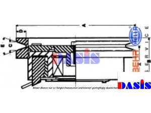 AKS DASIS 850220N magnetinė sankaba, oro kondicionieriaus kompresorius 
 Oro kondicionavimas -> Kompresorius/dalys
8841035110
