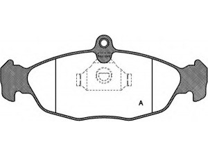 OPEN PARTS BPA0393.00 stabdžių trinkelių rinkinys, diskinis stabdys 
 Techninės priežiūros dalys -> Papildomas remontas
JLM11903, 11046148XX2, 1605087