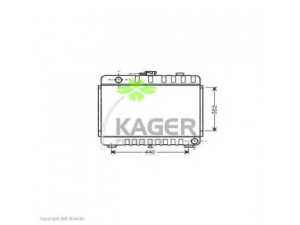 KAGER 31-0586 radiatorius, variklio aušinimas 
 Aušinimo sistema -> Radiatorius/alyvos aušintuvas -> Radiatorius/dalys
6015003003, 6015006703