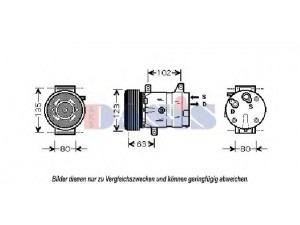 AKS DASIS 851884N kompresorius, oro kondicionierius 
 Oro kondicionavimas -> Kompresorius/dalys
2763000Q0J, 2763000Q1D, 2763000Q1J
