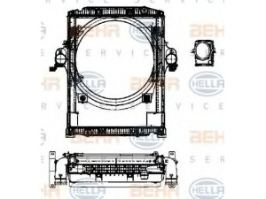 HELLA 8MK 376 722-221 aušintuvo modulis
4122 5856