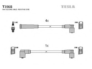 TESLA T356S uždegimo laido komplektas 
 Kibirkšties / kaitinamasis uždegimas -> Uždegimo laidai/jungtys