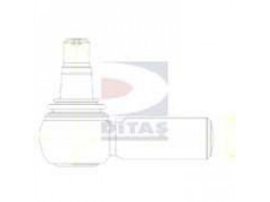 DITAS A2-3430 skersinės vairo trauklės galas; išilginės vairo trauklės galas 
 Vairavimas -> Vairo mechanizmo sujungimai
0 0468 8948, 00468 8948, 0468 8948
