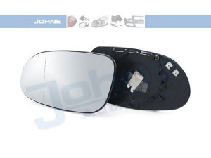 JOHNS 50 51 37-80 veidrodėlio stiklas, išorinis veidrodėlis 
 Kėbulas -> Langai/veidrodėliai -> Veidrodėlis
170 810 0121, 208 810 0921, B6 6 81 8421