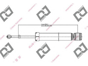 DJ PARTS DS2226GT amortizatorius 
 Pakaba -> Amortizatorius
4853052100, 4853052102, 4853052140