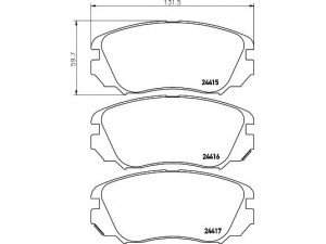 HELLA PAGID 8DB 355 013-051 stabdžių trinkelių rinkinys, diskinis stabdys 
 Techninės priežiūros dalys -> Papildomas remontas
13237750, 1605185, 1605236, 1605624