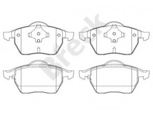 BRECK 21911 00 701 10 stabdžių trinkelių rinkinys, diskinis stabdys 
 Techninės priežiūros dalys -> Papildomas remontas
8N0698151, 1J0698151L, 8N0698151
