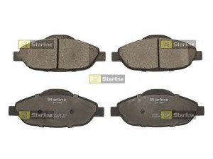 STARLINE BD S856P stabdžių trinkelių rinkinys, diskinis stabdys 
 Techninės priežiūros dalys -> Papildomas remontas
425393, 425426