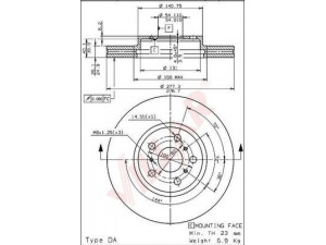 VILLAR 628.1673 stabdžių diskas 
 Stabdžių sistema -> Diskinis stabdys -> Stabdžių diskas
4351220390, 4351220400