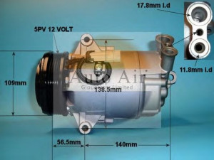 AUTO AIR GLOUCESTER 14-1252R kompresorius, oro kondicionierius
13124750, 6854059, 93176127