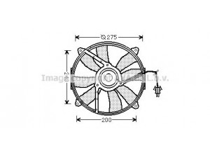 AVA QUALITY COOLING MS7521 ventiliatorius, radiatoriaus 
 Aušinimo sistema -> Oro aušinimas
0015001293