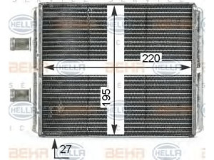 HELLA 8FH 351 000-351 šilumokaitis, salono šildymas 
 Šildymas / vėdinimas -> Šilumokaitis
504035336