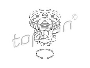 TOPRAN 207 157 vandens siurblys 
 Aušinimo sistema -> Vandens siurblys/tarpiklis -> Vandens siurblys
63 34 001, 93177340