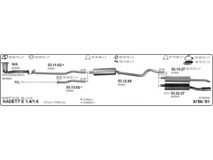 IMASAF 561000254 išmetimo sistema 
 Išmetimo sistema -> Išmetimo sistema, visa