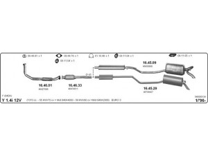 IMASAF 546000134 išmetimo sistema 
 Išmetimo sistema -> Išmetimo sistema, visa