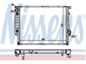 NISSENS 60618A radiatorius, variklio aušinimas 
 Aušinimo sistema -> Radiatorius/alyvos aušintuvas -> Radiatorius/dalys
1.468.079, 1.709.457, 1.719.261