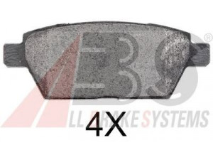 A.B.S. 37528 OE stabdžių trinkelių rinkinys, diskinis stabdys 
 Techninės priežiūros dalys -> Papildomas remontas
GPYB2643Z