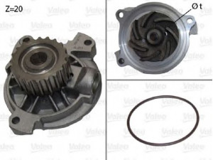 VALEO 506920 vandens siurblys 
 Aušinimo sistema -> Vandens siurblys/tarpiklis -> Vandens siurblys
074121004AX, 074121004F, 074121005M