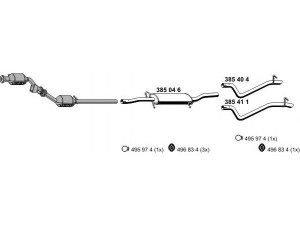 ERNST 040630 išmetimo sistema 
 Išmetimo sistema -> Išmetimo sistema, visa