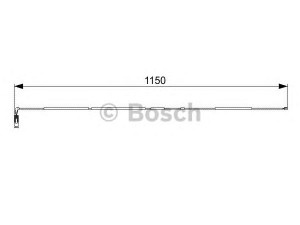 BOSCH 1 987 473 004 įspėjimo kontaktas, stabdžių trinkelių susidėvėjimas 
 Stabdžių sistema -> Susidėvėjimo indikatorius, stabdžių trinkelės
34 35 6 757 896
