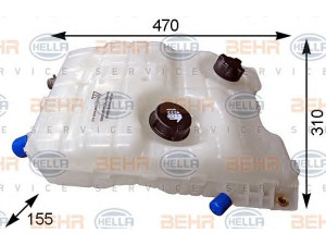 HELLA 8MA 376 753-771 išsiplėtimo bakelis, aušinimo skystis 
 Aušinimo sistema -> Radiatorius/alyvos aušintuvas -> Išsiplėtimo bakelis, variklio aušinimo skystis
50 10 619 306, 74 20 783 159, 74 20 983 308