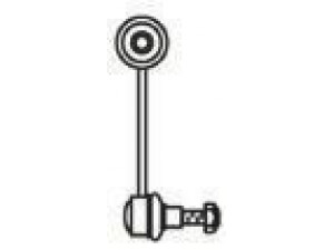 FRAP 3095 šarnyro stabilizatorius 
 Ašies montavimas/vairavimo mechanizmas/ratai -> Stabilizatorius/fiksatoriai -> Savaime išsilyginanti atrama
350608, 5352020, 97018227, 97125013