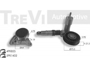 TREVI AUTOMOTIVE KA1153 V formos rumbuotas diržas, komplektas 
 Techninės priežiūros dalys -> Techninės priežiūros intervalai