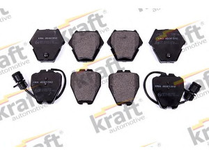 KRAFT AUTOMOTIVE 6000392 stabdžių trinkelių rinkinys, diskinis stabdys 
 Techninės priežiūros dalys -> Papildomas remontas
441698151G, 4D0698151, 4D0698151AE