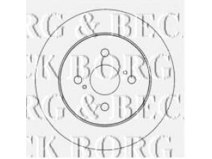 BORG & BECK BBD4561 stabdžių diskas 
 Dviratė transporto priemonės -> Stabdžių sistema -> Stabdžių diskai / priedai
424310D110, 4243152080, 42431-52080