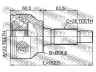 FEBEST 0510-BLAT jungtis, kardaninis velenas
FG32-25-500, FG32-25-600