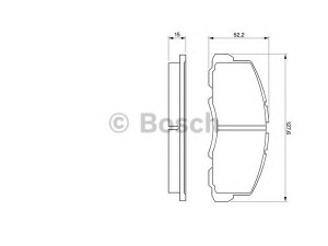 BOSCH 0 986 469 550 stabdžių trinkelių rinkinys, diskinis stabdys 
 Techninės priežiūros dalys -> Papildomas remontas
AY040MT001, MB277192, MB277193