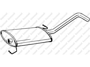BOSAL 279-441 vidurinis duslintuvas 
 Išmetimo sistema -> Duslintuvas
163 490 47 01