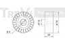 TREVI AUTOMOTIVE TA1755 kreipiantysis skriemulys, V formos rumbuotas diržas 
 Diržinė pavara -> V formos rumbuotas diržas/komplektas -> Laisvasis/kreipiamasis skriemulys
03G145276, 03G145276, 03G145276