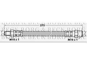 BORG & BECK BBH7296 stabdžių žarnelė 
 Stabdžių sistema -> Stabdžių žarnelės
30637472, 30792534